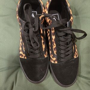 Vans Leopard Print Sneakers